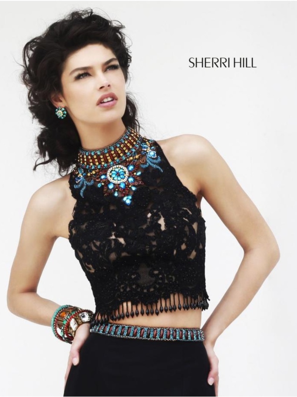 Sherri Hill embellished top only